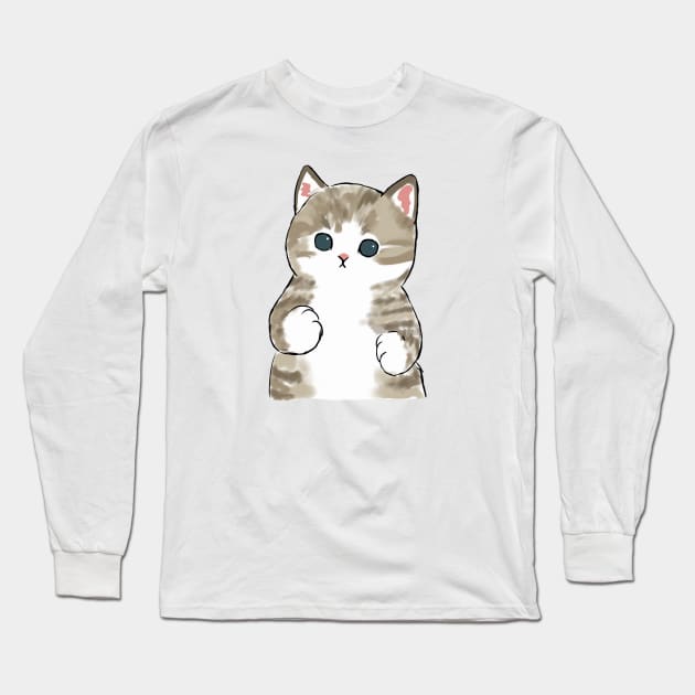 Mofu sand cat Long Sleeve T-Shirt by Dr.Bear